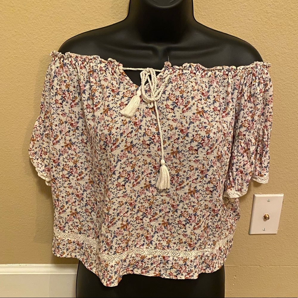 AE strapless shirt